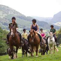 Riding and trekking in Lanthony