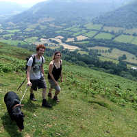 Walking in Lanthony Valley